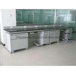 Alkali Resist Laboratory Wall Bench 1.2 Mm Thick Steel Body And Cabinet for sale