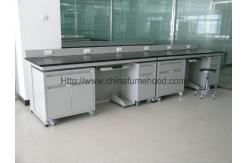 China Commercial Laboratory Wall Cabinets Multi Choice Worktops With Stool Chairs supplier