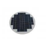 Anti - Reflective Glass Round Solar Panel For Outdoor LED Smart Solar Street Light for sale