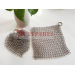 Small Ring 8 In Chainmail Scrubber Dishcloth Cookware
