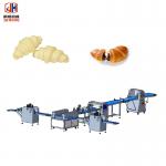 T Strip Croissant Dough Rolling Straight Butter Croissant Folding Forming Machine for sale