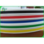Colored Striped Drinking straws Paper Raw Material Rolls 60gsm for sale