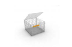 China 0.5x0.5 X 1.0m Galvanized Garden Gabion Steel Mesh Cage 3mm supplier