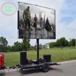 5000-8000 Nits Brightness Mobile Truck LED Display Screen for Truck-mounted Installation for sale