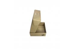China Customs Corrugated Kraft Paper Box ,  Folding T Shirt Packaging Box supplier