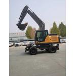 YUCHAI/YC4D125 Engine Powered Wheeled Mini Excavator With 15300kg Operating Weight
