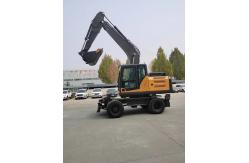 China YUCHAI/YC4D125 Engine Powered Wheeled Mini Excavator With 15300kg Operating Weight supplier