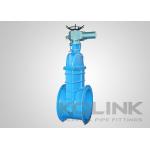 Electric Actuated Gate Valve Large Size Resilient Seated Ductile Iron DN1200 for sale