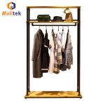 Bedroom Floor To Ceiling Steel Wood Rack European Style Minimalist for sale