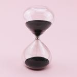 240 Minutes Hand Blown Glass Hourglass Sand Timer For Desktop Home Decor for sale