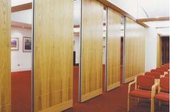 China Fireproof Modern Dance Studio Movable Partition Walls With Pass Door supplier