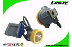 China Underground Rechargeable Miners Headlamp IP68 15000lux 6.6Ah Lithium Ion Battery supplier