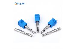 China High Precision Single Flute Spiral End Mill CNC Router Bit For Wood supplier