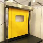 China Custom Plastic Film Repair Dust Barrier High Speed Zipper Door for Industrial for sale