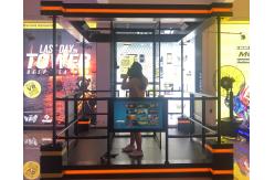 China Standing Interactive Shooting Simulator , Entertainment Center VR Motion Simulator supplier