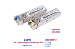 China BIDI Gigabit Fiber Transceiver SFP+ 10gb Single Mode Fiber Module With DDM Function supplier