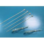 Outdoor 4 Inch Nylon Cable Ties Nylon PA66 Material Natural High Tensile Strength for sale