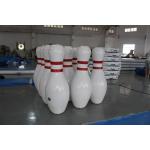 Interactive Outdoor Big Sealed Inflatable Bowling Game Airtight EN14960 Standard for sale