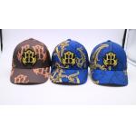 Customized Sublimation Green Printed Baseball Caps Embroidery Logo for sale