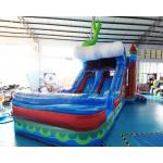 Playground Castle Combos Inflatable Bounce House With Water Slide for sale