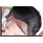 Natural Black Top Closure Straight Hair Ear to Ear Lace Frontal Human Hair Material for sale