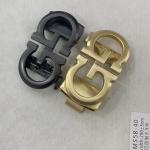 Light Golden Anti Brass Metal Clip Belt Buckle 25mm 35mm 40mm Width for sale