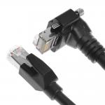 Alvin's Vertical Screw Lock CAT6a GigE Cable for Industrial Cameras