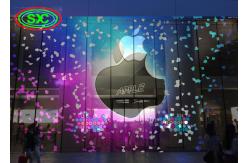 China 800cd/sqm P3.91 Transparent Led Curtain Screen SMD1921 supplier