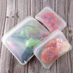 420ML 1800ML BPA Free Reusable Silicone Sandwich Snack Bags for sale