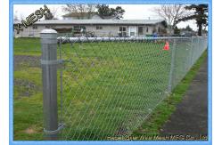 China Galvanized Chain Link Fence Privacy Fabric  / Mesh Fabric High Carbon Steel Wire supplier