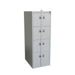 Office Document Lockable Metal 4 Drawer Filing Cabinet with Locking Bar for sale