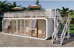 China 30ft Vesspod High Strength Space Capsule House With Heat Insulation supplier