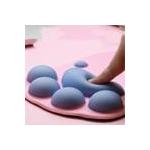 Portable Recycled Pink Paw Mouse Pad , Nonslip Mousepad With Wrist Support for sale