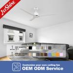 White 3 ABS Blades Ceiling Fan With Smart Remote Control