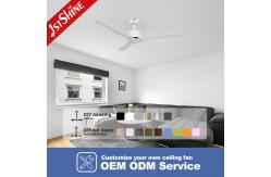 China White 3 ABS Blades Ceiling Fan With Smart Remote Control supplier