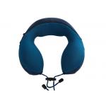 Bubble Travel Neck Pillow U Shaped Chin Head Support 45 D Density Eliminates Neck Pain for sale