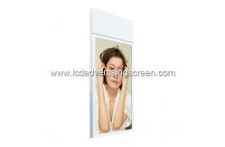 China Roof Mount LCD Advertising Screen Ultra Thin Double Sides Digital Signage Ceiling Pole supplier