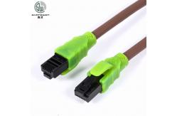 China Luminous Ethernet Patch Cable 4P PVC LSZH Jacket High Speed Copper Cable supplier
