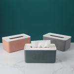 Rectangular Nordic Pattern Paper Towel Box Dining Room Desktop Tissue Box for sale