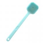 2 In 1 Long Handle Silicone Bath Body Cleaning Brush For Exfoliating for sale