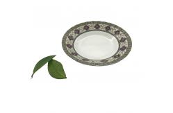 China 7 Melamine Salad Plate For Round And Deep Shape With Ripple supplier