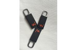 China Eco - Friendly Copper Mental Rubber Zipper Puller OEM / ODM Avaliable supplier