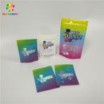 Transparent Window Snack Bag Packaging Hologram Laser Stand Up Bags Pouch High Barrier for sale
