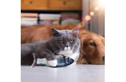 China Interactive Flopping Fish Cat Toy With Catnip Bag Flapping Fish For Cats supplier