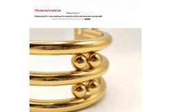 China Luxury Gold Iron C-Shaped Metal Sofa Legs New Design Furniture Accessories supplier