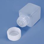 Translucent 60ml Narrow Neck Square Bottle Food Grade for sale