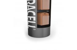 China AAA Battery Point Of Sales Displays Counter Display Stand With Hanging Hooks supplier