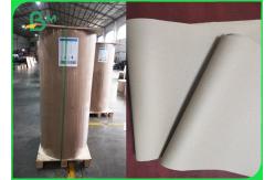 China 100gsm Recyled Kraft Pattern Paper Jumbo Roll 72 Garment Factory Use supplier