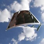 Weather Resistant Polycarbonate Window Awning with Plastic or Aluminum Awning Bracket