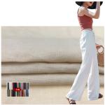 30 / 2 X 14 190gsm Plain Slubbed Ramie Linen Fabric 55 Linen 45 Viscose Fabric for sale